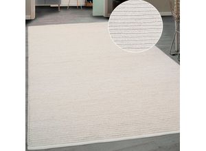4067601619327 - Teppich ANDAS Kreta mit Wolle handgewebt Naturfaser Teppiche Gr B L 80 cm x 150 cm 14 mm 1 St beige (natur) Schurwollteppiche Handweb Teppiche Teppich für Schlafzimmer Wohnzimmer Esszimmer
