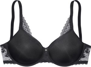 4067601700926 - LASCANA Perfect Basics Minimizer BH Spitze Anhänger für Damen schwarz 75E