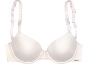 4067601777584 - Camille Push-up-BH schmale Träger graphische Spitze für Damen weiß 70B