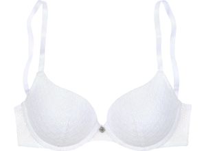 4067601799760 - LASCANA Tilda Push-up-BH Anhänger Spitze für Damen weiß 85B