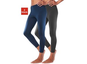 4067602092105 - Große Größen Doppelpack Leggings mit Gummibund jeansblau Gr56 58