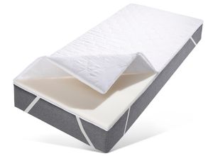 4067602437982 - Topper ÄLGDRÖM Stetind 90x200 cm180x200 cm Gr 3 B L 100 cm x 200 cm (1 St) weiß Topper Matratze Boxspringbett Allergiker geeignet (Hausstauballergiker)