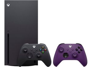 4067602625259 - XBOX Konsolen-Set Series X + Wireless Controller Astral Purple Spielekonsolen schwarz Bestseller