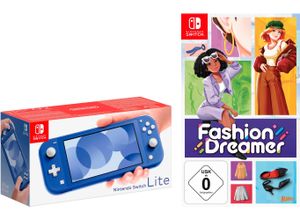 4067602625310 - NINTENDO SWITCH Spielekonsole Lite + kostenloses Spiel Fashion Dreamer\ Spielekonsolen blau