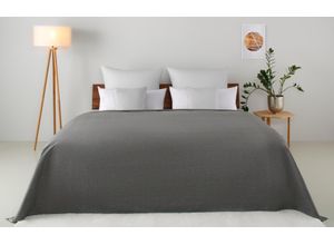 4067602789678 - Tagesdecke HOME AFFAIRE Melli Tagesdecke Überwurf im Landhausstil für Kinder und Erwachsene Tagesdecken Gr B L 280 cm x 210 cm grau (anthrazit meliert) leichter Bettüberwurf ohne Füllung auch als Tischdecke verwendbar 4067602789678 - Tagesdecke HOME AFFAIRE Melli Tagesdecke Überwurf im Landhausstil für Kinder und Erwachsene Tagesdecken Gr B L 280 cm x 210 cm grau (anthrazit meliert) leichter Bettüberwurf ohne Füllung auch als Tischdecke verwendbar