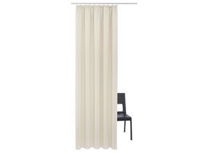 4067602829442 - Vorhang MY HOME Sola Gr 4 beige B130cm H245cm Polyester Polyester Gardinen Polyester gewebt unifarben 2-er Pack