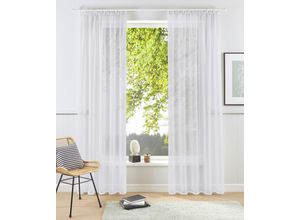 4067602829572 - my home Gardine »XANA mit Ösen Kräuselband oder Schlaufen« (2 St) Bestseller einfarbig 1 bzw 2 Schals pflegeleicht Schal 4067602829572 - my home Gardine »XANA mit Ösen Kräuselband oder Schlaufen« (2 St) Bestseller einfarbig 1 bzw 2 Schals pflegeleicht Schal