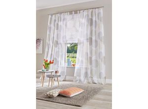 4067602829619 - Gardine MY HOME Belem Gr 3 grau (stein) B140cm H225cm Polyester Polyester Gardinen transparent Polyester Polyester gewebt unifarben