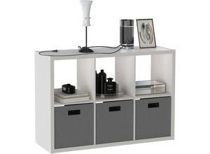 4067602840621 - INOSIGN Bücherregal »IZOLA Raumteiler Aktenregal Würfelregal« mit 6 oder 8 Fächern quer und hochkant stellbar (B T) 76x37 cm 4067602840621 - INOSIGN Bücherregal »IZOLA Raumteiler Aktenregal Würfelregal« mit 6 oder 8 Fächern quer und hochkant stellbar (B T) 76x37 cm