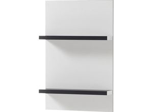 4067602870970 - Wandregal INOSIGN Cantara Badregal in Hochglanz Weiß Wandboard im modernen Design weiß B40cm H62cm T12cm FSC-zertifizierter Holzwerkstoff Regale ausreichend Stauraum