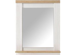 4067602872783 - Wandspiegel HOME AFFAIRE WESTMINSTER Spiegel im Landhausstil Badspiegel weiß (pinie weiß dekor) B60cm H75cm T15cm FSC-zertifizierter Holzwerkstoff Spiegel in 2 Farben verfügbar mit Ablageboden 4067602872783 - Wandspiegel HOME AFFAIRE WESTMINSTER Spiegel im Landhausstil Badspiegel weiß (pinie weiß dekor) B60cm H75cm T15cm FSC-zertifizierter Holzwerkstoff Spiegel in 2 Farben verfügbar mit Ablageboden