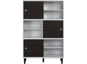 4067602907027 - Ablageregal INOSIGN Evolution Regale Gr B H T 90 cm x 140 cm x 376 cm 6 St weiß (weiß o weiß braun) Komplett werkzeugloser Aufbau stabil ohne sichtbare Beschläge