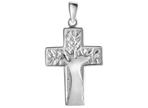 4067602911338 - Ketten-Anhänger FIRETTI Schmuck Geschenk Silber 925 Halsschmuck Anhänger Kreuz Schmuckanhänger Gr Silber 925 (Sterlingsilber) 124 g silberfarben Damen