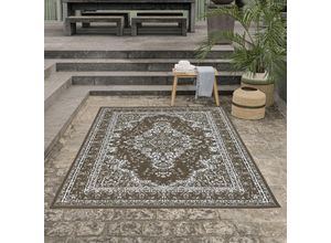 4067602911444 - Teppich HOME AFFAIRE Oriental Outdoor Teppiche Gr B L 240 cm x 330 cm 5 mm 1 St beige Orientalische Muster Outdoor geeignet Sisal-Optik Wendeteppich Orient-Design