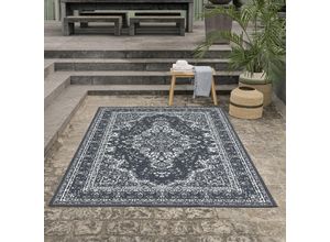 4067602911505 - Teppich HOME AFFAIRE Oriental Outdoor Teppiche Gr B L 240 cm x 330 cm 5 mm 1 St grau Orientalische Muster Outdoor geeignet Sisal-Optik Wendeteppich Orient-Design