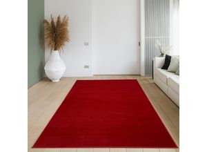 4067602911604 - Teppich HOME AFFAIRE Oriental Uni Teppiche Gr B L 200 cm x 300 cm 7 mm 1 St rot Esszimmerteppiche