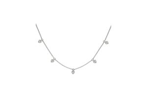 4067602932166 - Kette mit Anhänger FIRETTI Schmuck Geschenk Silber 925 Halsschmuck Halskette Erbskette Halsketten Gr Silber 925 (Sterlingsilber) Länge 45 cm bunt (silberfarben weiß) Damen mit Zirkonia (synth)