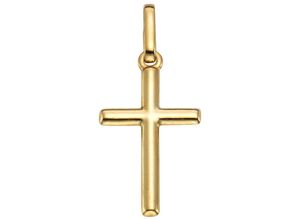 4067602940017 - Ketten-Anhänger FIRETTI Schmuck Geschenk Gold 333 Halsschmuck Anhänger für Halskette Kreuz Schmuckanhänger Gr Gelbgold 333 035 g gelb (gelbgoldfarben) Damen Anhänger