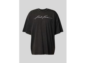 4067616093808 - T-Shirt mit Label-Stitching Modell Autograph