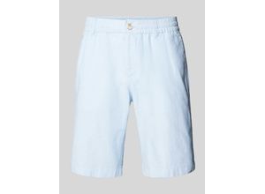 4067672125277 - Regular Fit Leinenshorts mit Gesäßtasche