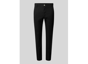 4067672128865 - Relaxed Tapered Fit Leinenhose mit Bügelfalten