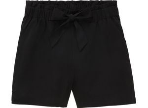 4067672158497 - DENIM TOM TAILOR Shorts Gummibund Paspeltaschen für Damen schwarz L