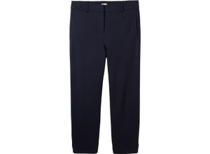 4067672191845 - TOM TAILOR plus Stoffhose Seitenschlitze für Damen blau 50 28