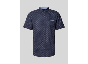 4067672192941 - TOM TAILOR Freizeithemd Regular Fit Kentkragen Baumwolle für Herren blau XXL