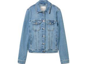 4067672206501 - DENIM TOM TAILOR Jeansjacke Knopfleiste für Damen blau L