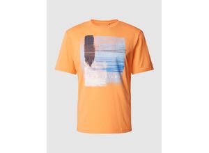 4067672226233 - T-Shirt mit Motiv- und Label-Print