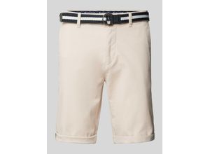 4067672232111 - Slim Fit Chino-Shorts mit Gürtel