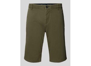 4067672236324 - Straight Leg Bermudas in unifarbenem Design