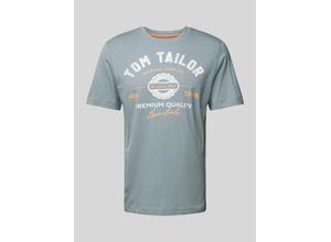 4067672237451 - T-Shirt mit Label-Print