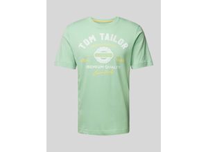 4067672237697 - T-Shirt mit Label-Print