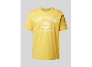 4067672237758 - T-Shirt mit Label-Print