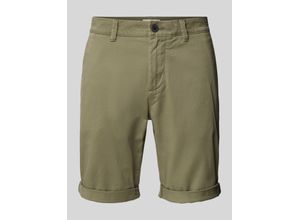 4067672255134 - Slim Fit Chino-Shorts in unifarbenem Design