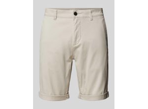 4067672255189 - Slim Fit Chino-Shorts in unifarbenem Design