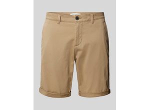 4067672255431 - Slim Fit Chino-Shorts in unifarbenem Design