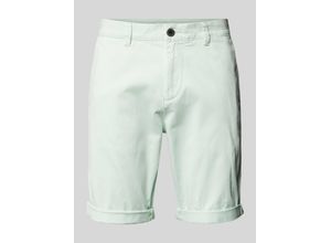 4067672256377 - Slim Fit Chino-Shorts in unifarbenem Design