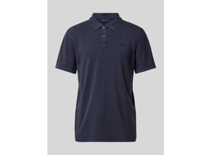 4067672302548 - TOM TAILOR Poloshirt Logo-Stickerei Baumwolle für Herren blau M