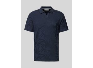 4067672499064 - Herren-Poloshirt mit Jacquard-Muster