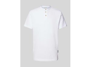 4067672529709 - Regular Fit Poloshirt mit Strukturmuster