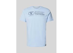 4067672611121 - T-Shirt mit Label-Print