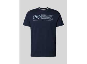 4067672611282 - T-Shirt mit Label-Print