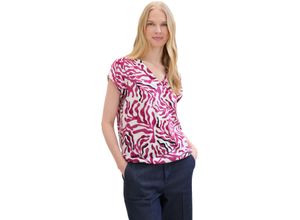 4067672738613 - TOM TAILOR Shirtbluse V-Ausschnitt für Damen pink 38