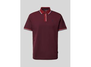 4067672879330 - Regular Style Poloshirt mit Label-Print