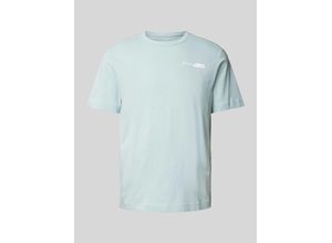 4067672882217 - Regular Style T-Shirt mit Label-Print