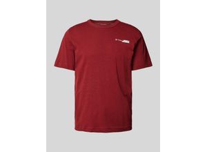 4067672882415 - Regular Style T-Shirt mit Label-Print