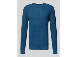 4067672931809 - Regular Fit Strickpullover mit geripptem Rundhalsausschnitt