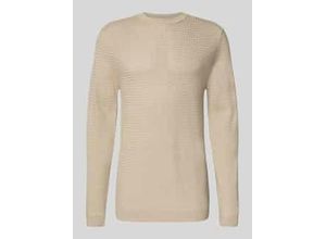 4067677803804 - Strickpullover aus Woll-Mix mit Rundhalsausschnitt